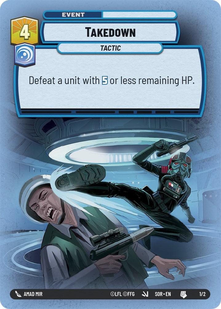 Takedown (Store Showdown Promo) (1/2) [Spark of Rebellion Promos] (ONLINE ORDER ONLY)