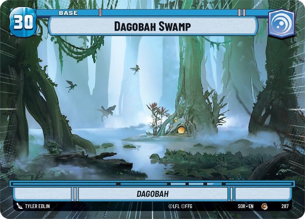 Dagobah Swamp // Shield (Hyperspace) (287 // T04) [Spark of Rebellion] (ONLINE ORDER ONLY)