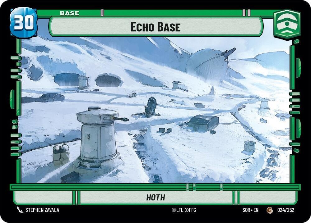 Echo Base // Shield (24 // T02) [Spark of Rebellion] (ONLINE ORDER ONLY)