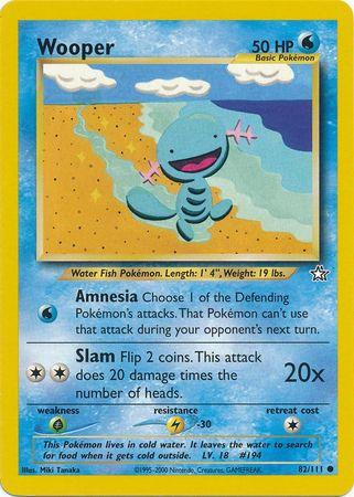 Wooper (82/111) [Neo Genesis Unlimited] (Online Only)