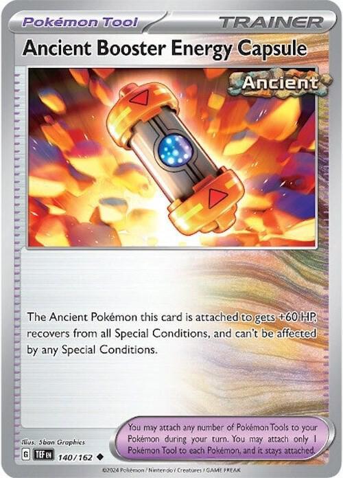 Ancient Booster Energy Capsule (140/162) [Scarlet & Violet: Temporal Forces] (Online Only)
