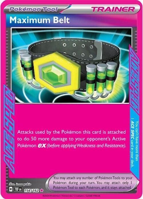 Maximum Belt (154/162) [Scarlet & Violet: Temporal Forces] (Online Only)