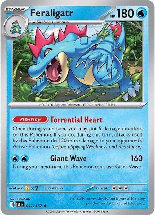 Feraligatr (041/162) [Scarlet & Violet: Temporal Forces] (Online Only)