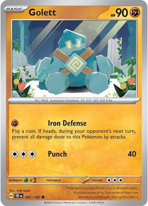 Golett (087/162) [Scarlet & Violet: Temporal Forces] (Online Only)