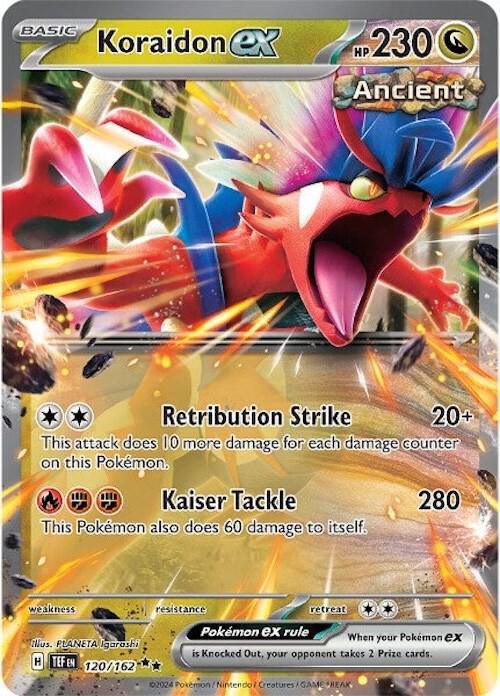 Koraidon ex (120/162) [Scarlet & Violet: Temporal Forces] (Online Only)