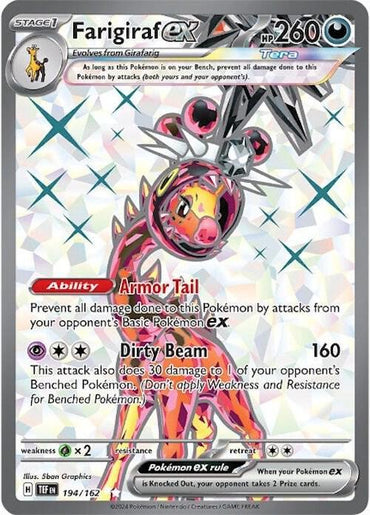 Farigiraf ex (194/162) [Scarlet & Violet: Temporal Forces] (Online Only)