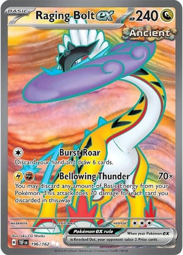 Raging Bolt ex (196/162) [Scarlet & Violet: Temporal Forces] (Online Only)