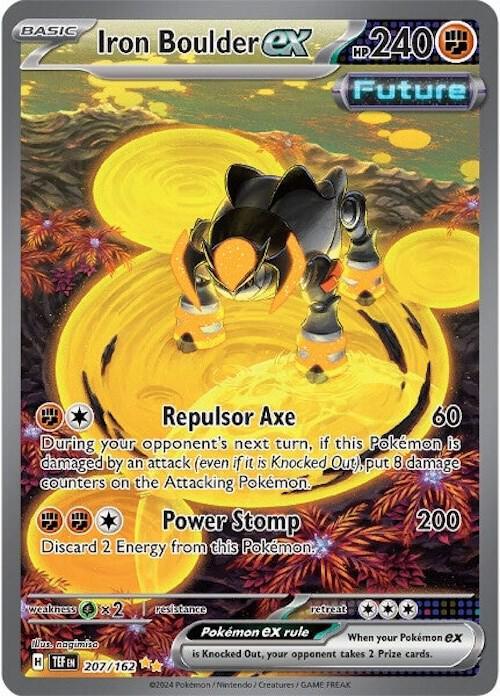Iron Boulder ex (207/162) [Scarlet & Violet: Temporal Forces] (Online Only)