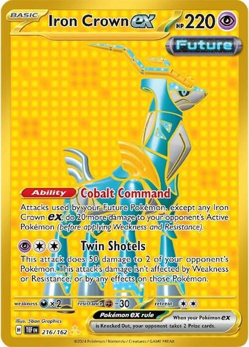 Iron Crown ex (216/162) [Scarlet & Violet: Temporal Forces] (Online Only)