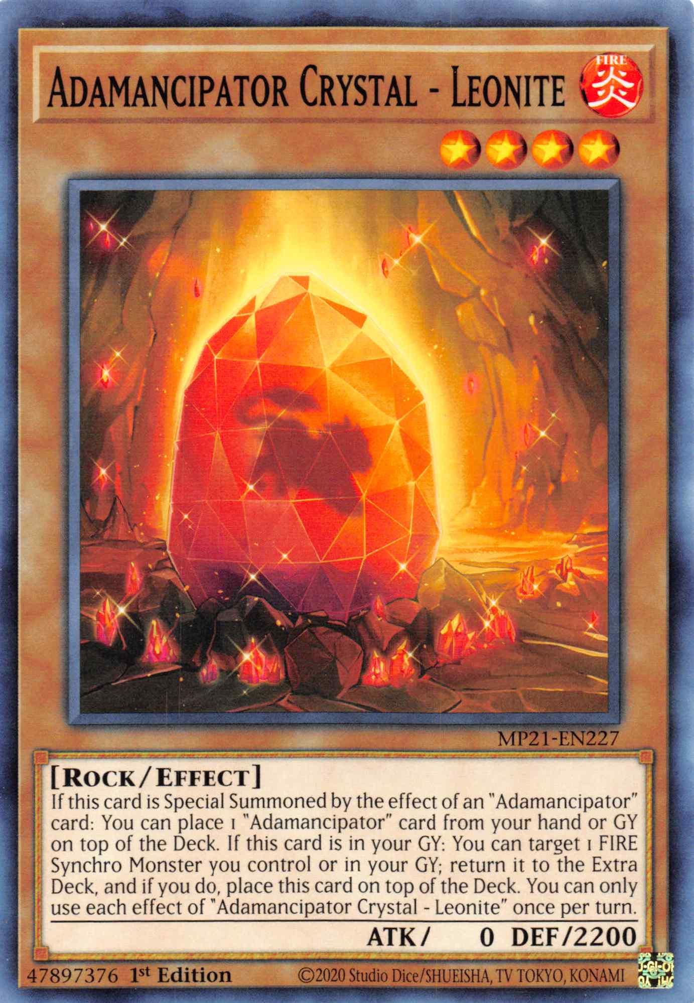 Adamancipator Crystal - Leonite [MP21-EN227] Common (ONLINE ORDER ONLY)