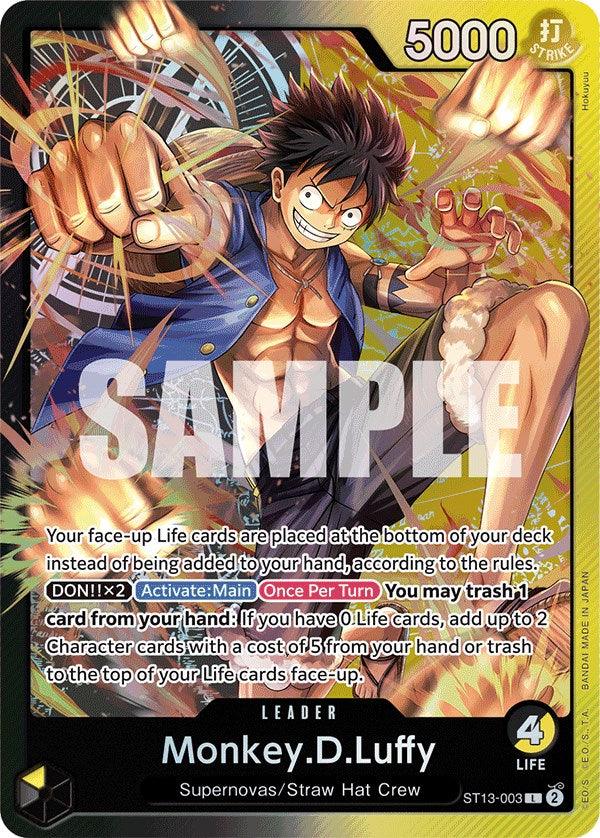 Monkey.D.Luffy [Ultra Deck: The Three Brothers] (ONLINE ORDER ONLY)