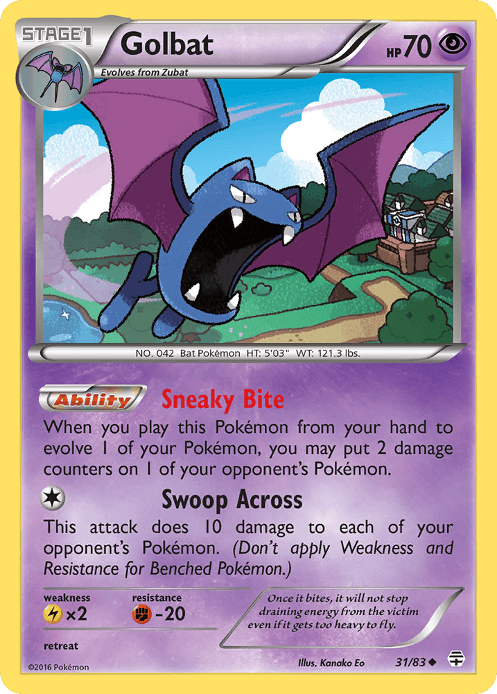 Golbat (31/83) [XY: Generations] (Online Only)