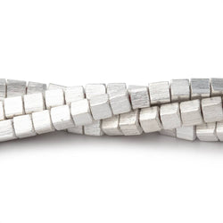 4mm Brushed Cube Beads (ONLINE ORDER ONLY)