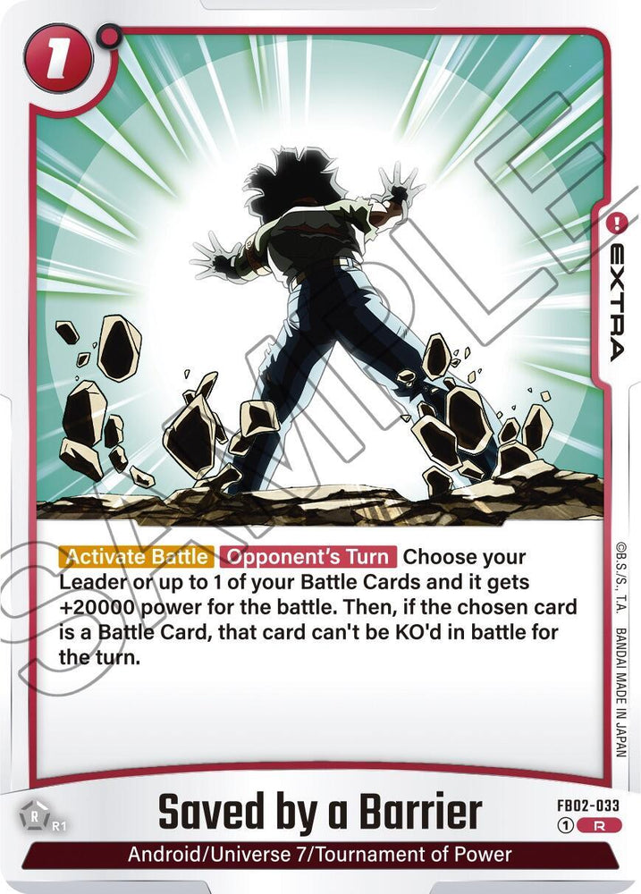Saved by a Barrier [Blazing Aura] (ONLINE ORDER ONLY)