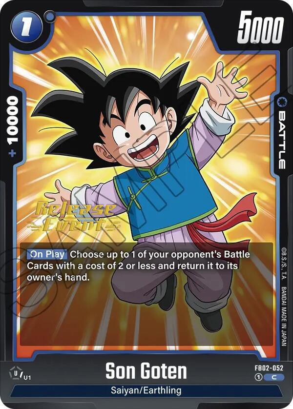 Son Goten (FB02-052) [Blazing Aura Pre-Release Cards] (ONLINE ORDER ONLY)