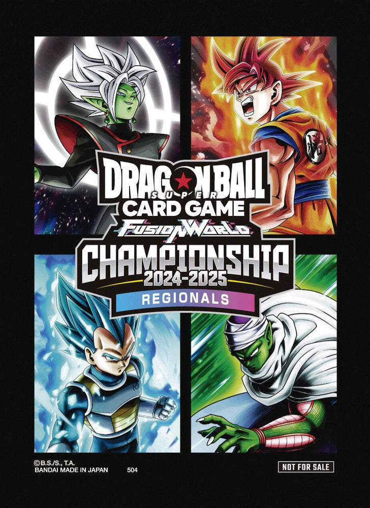 Dragon Ball Super: Fusion World - Card Sleeves (Championship 2024-2025 Regionals) (64-Pack) (ONLINE ORDER ONLY)