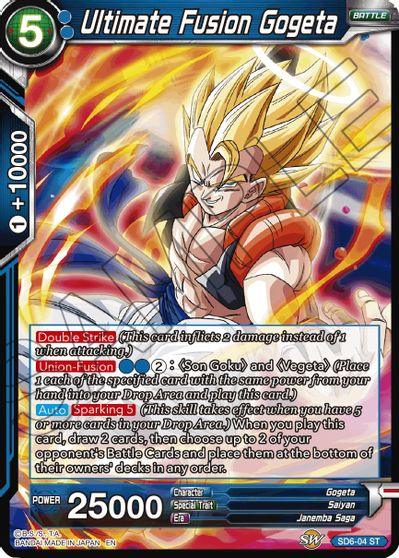 Ultimate Fusion Gogeta (Reprint) (SD6-04) [Battle Evolution Booster] (ONLINE ORDER ONLY)