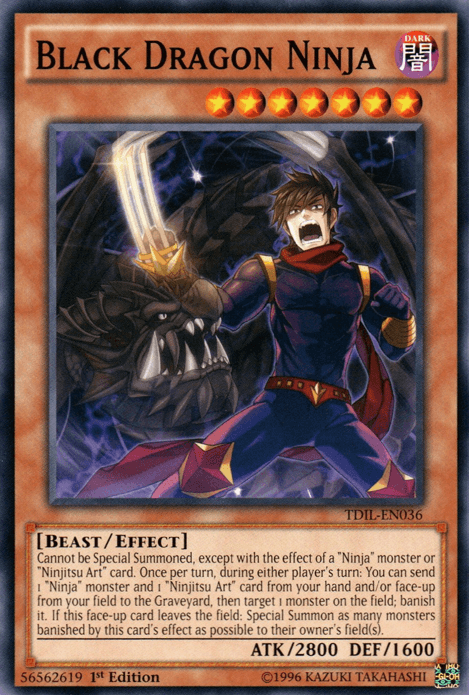 Black Dragon Ninja [TDIL-EN036] Common (ONLINE ORDER ONLY)