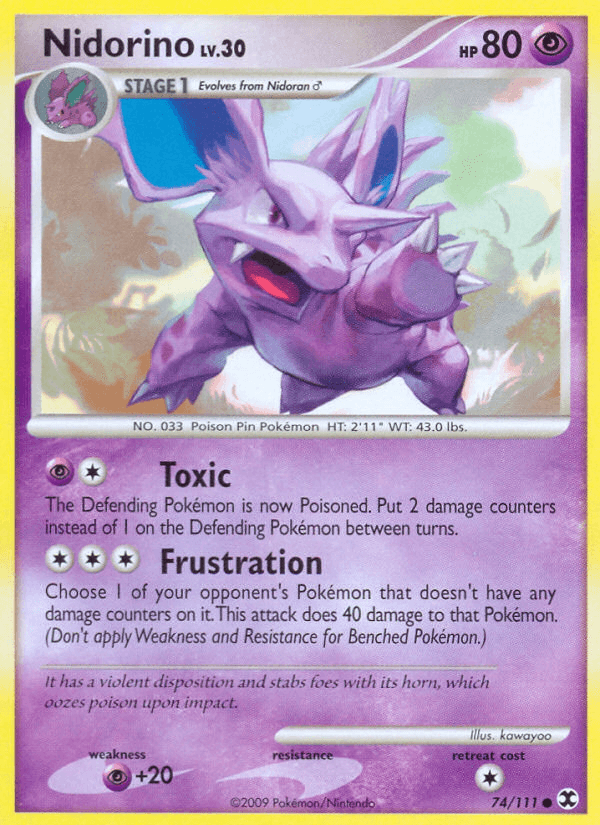 Nidorino (74/111) [Platinum: Rising Rivals] (Online Only)