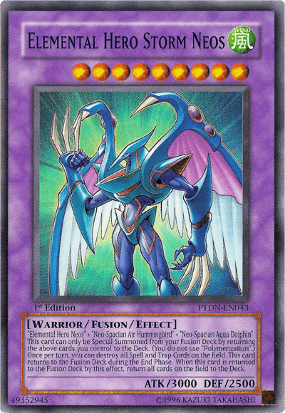 Elemental Hero Storm Neos [PTDN-EN043] Super Rare (ONLINE ORDER ONLY)