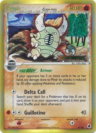 Pinsir (9/101) (Delta Species) (Stamped) [EX: Dragon Frontiers] (Online Only)