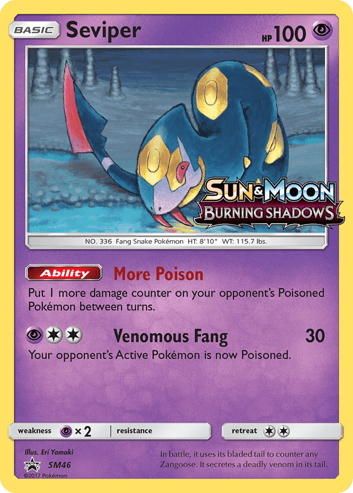 Seviper (SM46) [Sun & Moon: Black Star Promos] (Online Only)