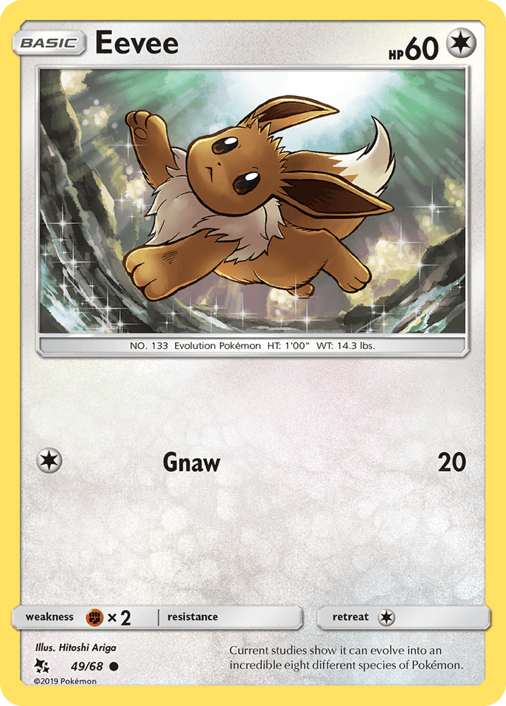 Eevee (49/68) [Sun & Moon: Hidden Fates] (Online Only)