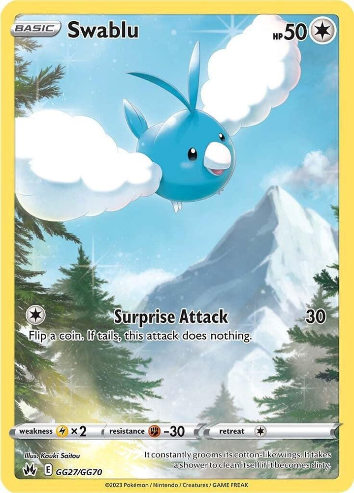 Swablu (GG27/GG70) [Sword & Shield: Crown Zenith] (Online Only)