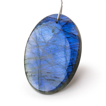 54x37x7mm Labradorite Plain Oval Pendant 1 AAA Focal (ONLINE ORDER ONLY)