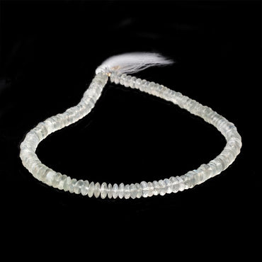 5.5-6.5mm Ceylon Moonstone German Faceted Rondelle Beads 13 inch 130 pieces (ONLINE ORDER ONLY)