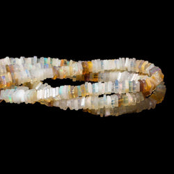 5.5-6mm Ethiopian Opal plain square heshi beads 16 inch 220 pieces (ONLINE ORDER ONLY)