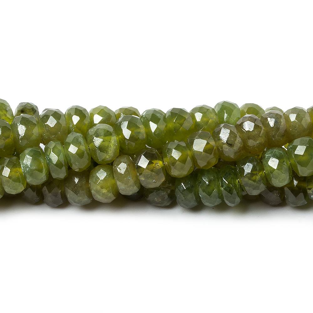 5.5-6mm Idocrase faceted rondelle beads 14 inch 91 pieces (ONLINE ORDER ONLY)