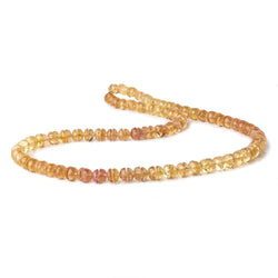 5.5-6mm Imperial & Precious Topaz Center Drilled Round Cabochons 18 inch 151 beads (ONLINE ORDER ONLY)