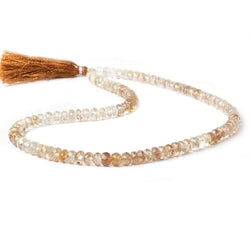 5.5-6mm Multicolor Topaz Faceted Rondelle Beads 16 inch 102 pieces (ONLINE ORDER ONLY)