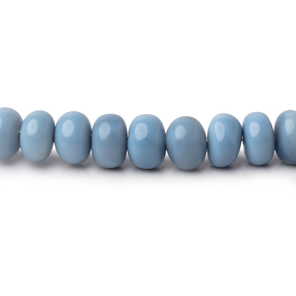 5.5-6mm Owyhee Blue Opal Plain Rondelle Beads 16 inch 93 pieces (ONLINE ORDER ONLY)