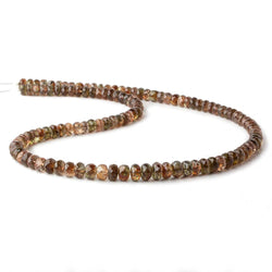 5.5-7.5mm Andalusite Faceted Rondelle Beads 18 inch 115 pieces AA (ONLINE ORDER ONLY)