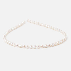 5.5-7mm Creamy White Baroque Freshwater Pearls 15 inch 60 Beads AAA (ONLINE ORDER ONLY)