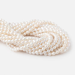 5.5-7mm Creamy White Baroque Freshwater Pearls 15 inch 60 Beads AAA (ONLINE ORDER ONLY)
