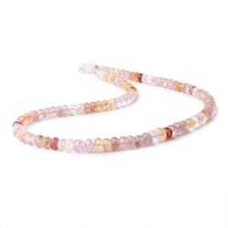 5.5-7mm Multi Color Topaz Faceted Rondelle Beads 16 inch 96 pieces AA (ONLINE ORDER ONLY)