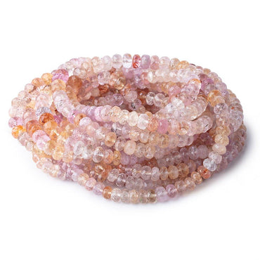 5.5-7mm Multi Color Topaz Faceted Rondelle Beads 16 inch 96 pieces AA (ONLINE ORDER ONLY)