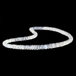 5.5-7mm Rainbow Moonstone Faceted Rondelle Beads 16 inch 112 pieces (ONLINE ORDER ONLY)