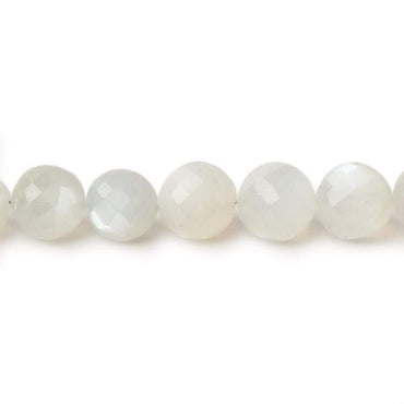 5.5-7mm White Moonstone Faceted Rounds 16 inch 60 beads AAA (ONLINE ORDER ONLY)