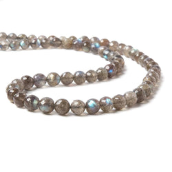 5.5-8mm Labradorite faceted round beads 17 inch 66 pieces (ONLINE ORDER ONLY)