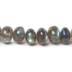 5.5-8mm Labradorite Plain Rondelle Beads 16 inch 88 pieces (ONLINE ORDER ONLY)
