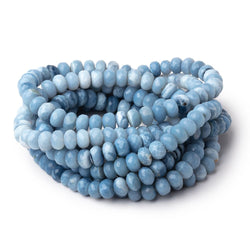 5.5-8mm Owyhee Blue Opal Faceted Rondelle Beads 15.75 inch 78 pieces (ONLINE ORDER ONLY)