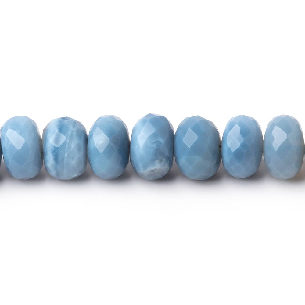 5.5-8mm Owyhee Blue Opal Faceted Rondelle Beads 15.75 inch 78 pieces (ONLINE ORDER ONLY)