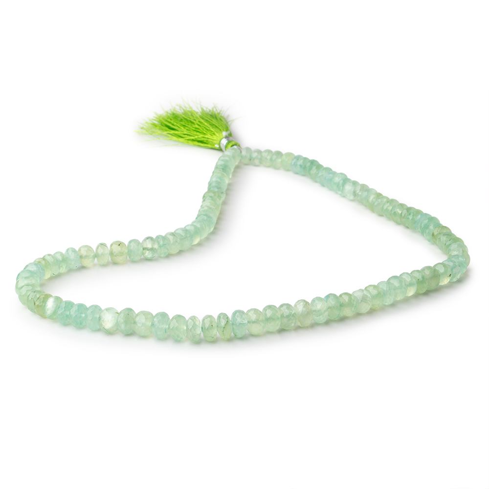5.5-8mm Prehnite Faceted Rondelle Beads 16 inch 96 pieces (ONLINE ORDER ONLY)