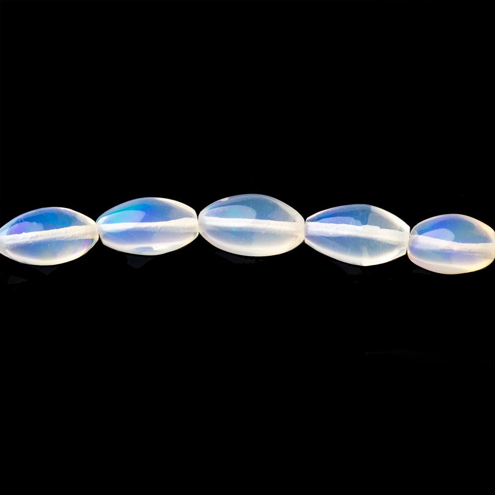 5.5-9.5mm Ethiopian Opal Plain Rice Beads 18 inch 62 pieces AA (ONLINE ORDER ONLY)