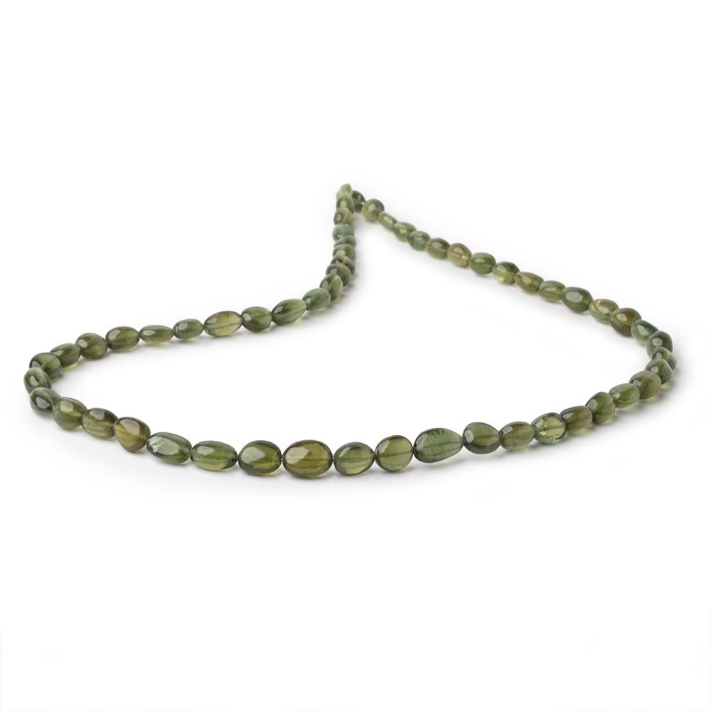 5.5-9mm Green Apatite Plain Nugget Beads 16 inch 52 pieces (ONLINE ORDER ONLY)