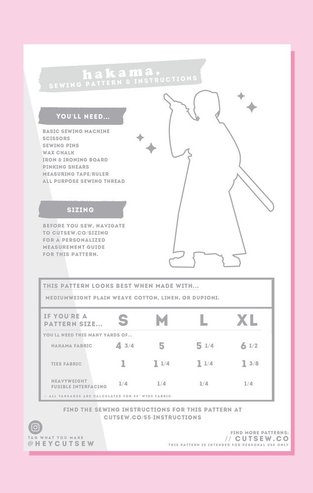 055 // HAKAMA (ONLINE ORDER ONLY)